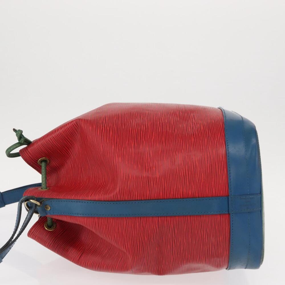 LOUIS VUITTON Epi Tricolor Noe Shoulder Bag Blue Red Green M44082 LV Auth 152652 - Picture 4 of 16